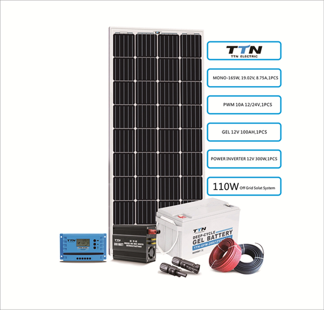 سیستم خورشیدی شبکه 110W / 660WH